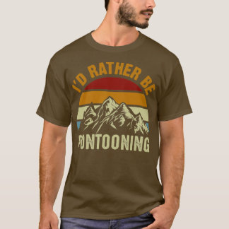Ich würde eher Pontooning Retro Vintag T-Shirt