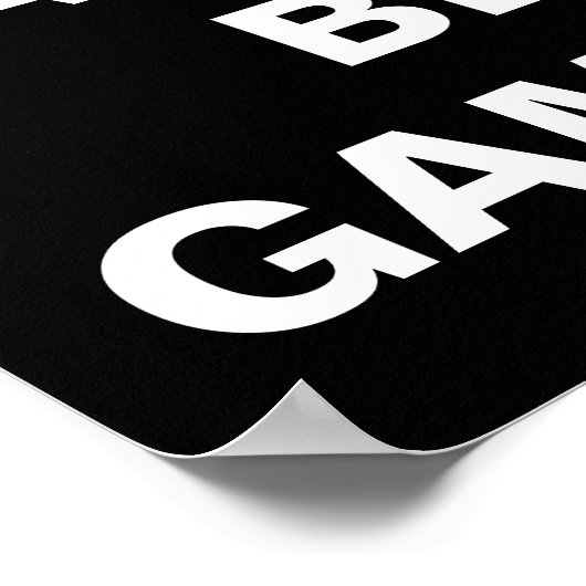 Ich würde eher Poster spielen (Ecke)