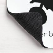 Ich würde eher radfahrende… Mausunterlage des Mousepad (Ecke)