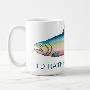 Ich würde eher Regenbogenforelle-Tasse fischen Kaffeetasse