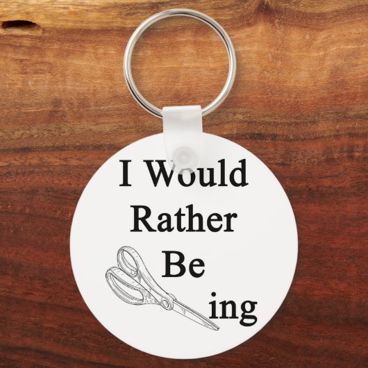 Ich würde eher Schere machen Schlüsselanhänger (Vorderseite)