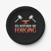 Ich würde eher Schwarzschmied-Schmiedehammer-Gesch Pappteller (Vorderseite)