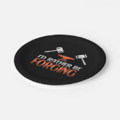 Ich würde eher Schwarzschmied-Schmiedehammer-Gesch Pappteller (Schrägansicht)