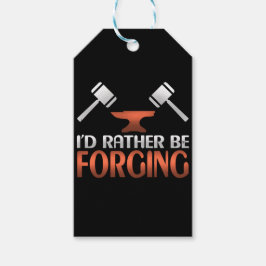 Ich würde eher Schwarzschmiedehammer schmieden Geschenkanhänger