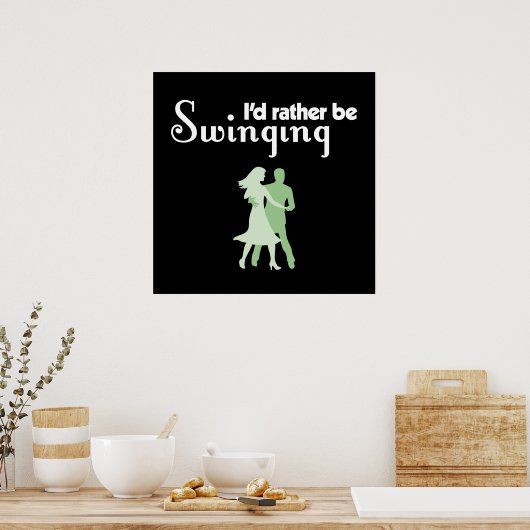 Ich würde eher schwingen poster (Küche)