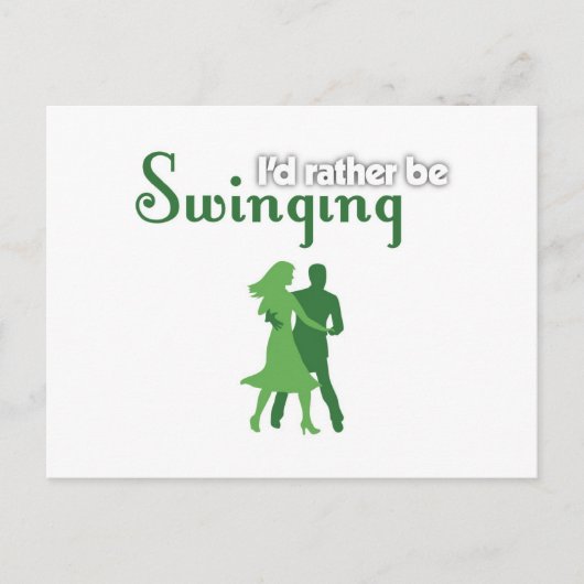 Ich würde eher schwingen postkarte (Vorderseite)