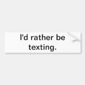 Ich würde eher simse sein autoaufkleber (Vorne)