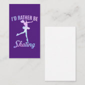 Ich würde eher Skaten sein Visitenkarte (Vorne/Hinten)