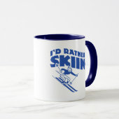 Ich würde eher Ski fahren (männlich) Tasse (VorderseiteRechts)