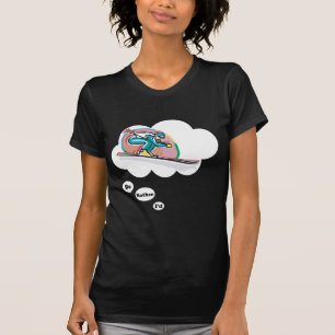 Ich würde eher Ski fahrende 2 sein T-Shirt