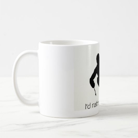 Ich würde eher Ski fahrende… Tasse sein (Links)