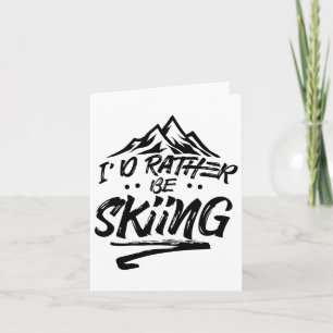 Ich würde eher Ski Ski Ski Ski Ski Ski Winter Spor Karte