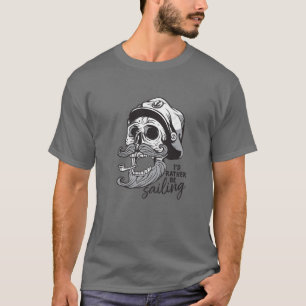 Ich würde eher Skull Skeleton Sailor Hallow segeln T-Shirt