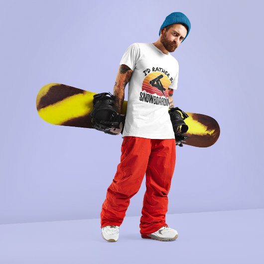 Ich würde eher Snowboarder Vintag sein T-Shirt