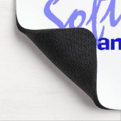 Ich würde eher Softball spielen Mousepad (Ecke)