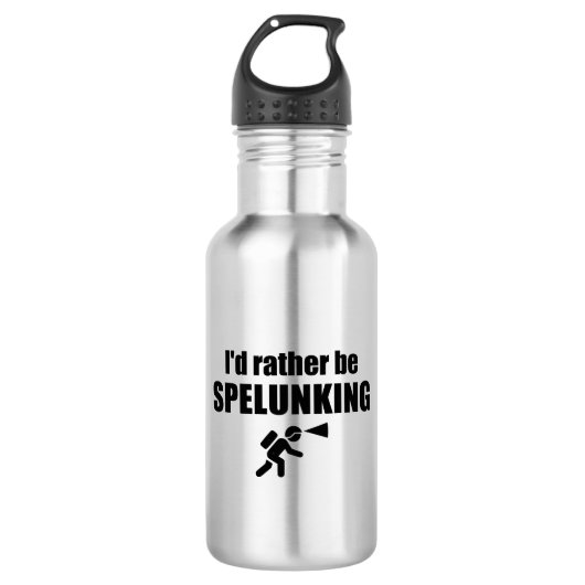 Ich würde eher spelunken edelstahlflasche (Vorderseite)