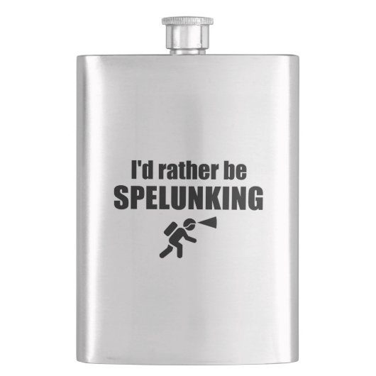 Ich würde eher spelunken flachmann (Vorderseite)