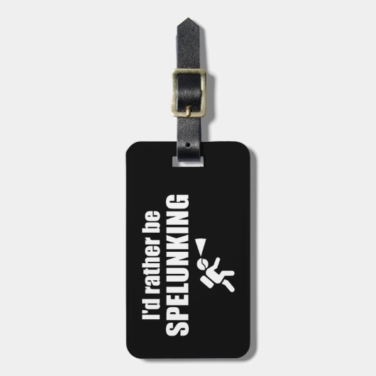 Ich würde eher spelunken gepäckanhänger (Vorderseite vertikal)