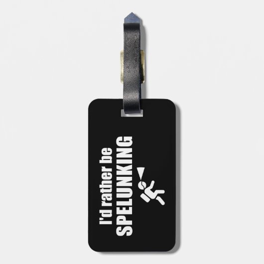 Ich würde eher spelunken gepäckanhänger (Rückseite vertikal)