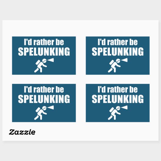 Ich würde eher spelunken rechteckiger aufkleber (Blatt)