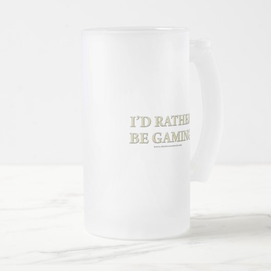 Ich würde eher Spiel sein Mattglas Bierglas (VorderseiteRechts)