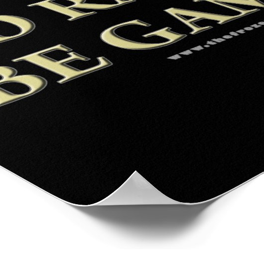 Ich würde eher spielen poster (Ecke)