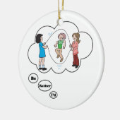 Ich würde eher springendes Seil 4 sein Keramikornament (Links)