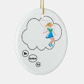 Ich würde eher springendes Seil sein Keramik Ornament (Rechts)