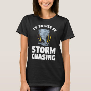 Ich würde eher stürmisch sein und Meteorologie ver T-Shirt