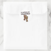 Ich würde eher trüben runder aufkleber (Tasche)