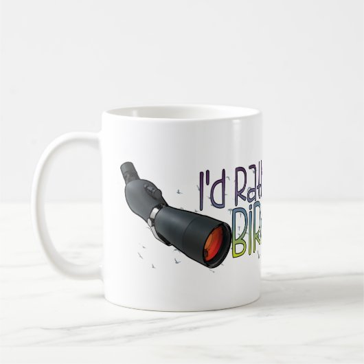 "Ich würde eher Vogelbeobachtung-" Tasse sein (Links)