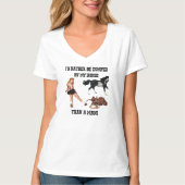 Ich würde eher von meinem Pferd versenkt werden al T-Shirt (Vorderseite)