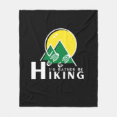 Ich würde eher wandern fleecedecke (Vorderseite)