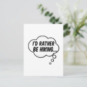 Ich würde eher wandern postkarte (Stehend Vorderseite)