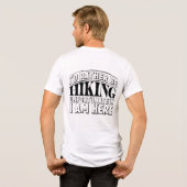 Ich würde eher wandern Tri-Blend shirt (Rückseite voll)