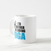 Ich würde eher Yoga Niedlich Yogi machen Kaffeetasse (Vorderseite Links)
