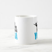 Ich würde eher Yoga Niedlich Yogi machen Kaffeetasse (Mittel)