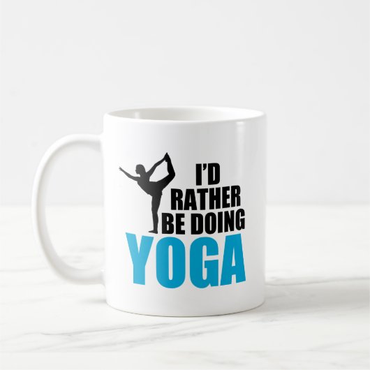 Ich würde eher Yoga Niedlich Yogi machen Kaffeetasse (Links)