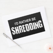 Ich würde eher zerquetschen rechteckiger aufkleber (Umschlag)