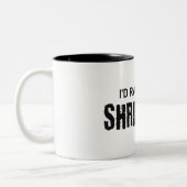 Ich würde eher zerquetschen zweifarbige tasse (Links)