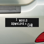 Ich würde ein Auto herunterladen Autoaufkleber (Auf Auto)