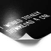 Ich würde ein Auto komplett herunterladen Fotodruck (Ecke)