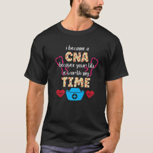 Ich wurde ein CNA-Proud Nurse Nursing Sprichwort Z T-Shirt