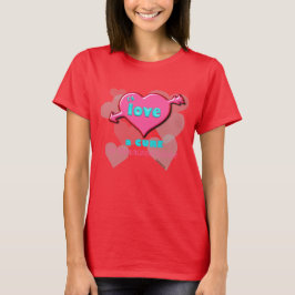Ich würde ein Heilmittel Liebe, das für jeden Text T-Shirt
