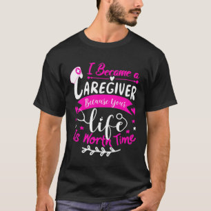Ich wurde ein Karriereberater Funny Nurse Caregive T-Shirt