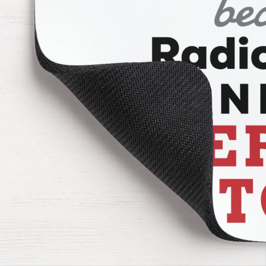 Ich wurde ein Krasser Tech Funny Radiologic Techno Mousepad (Ecke)