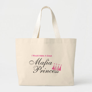 Ich würde eine große Mafia-Prinzessin machen Jumbo Stoffbeutel