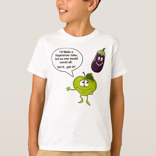 Ich würde einen vegetarischen Witz machen T-Shirt (Vorderseite)