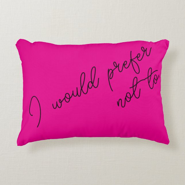 Ich würde es vorziehen, dekokissen (Vorderseite)