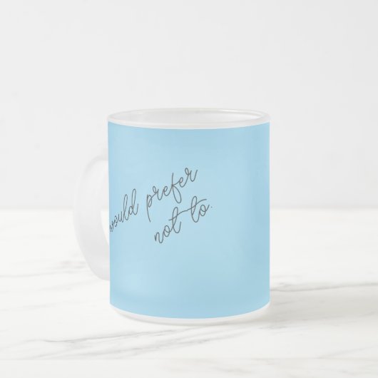 Ich würde es vorziehen, mattglastasse (Vorderseite Links)